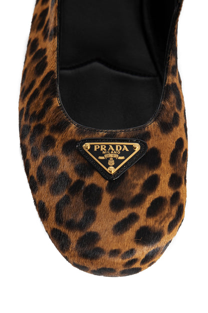 PRADA WOMAN BEIGE FLATS