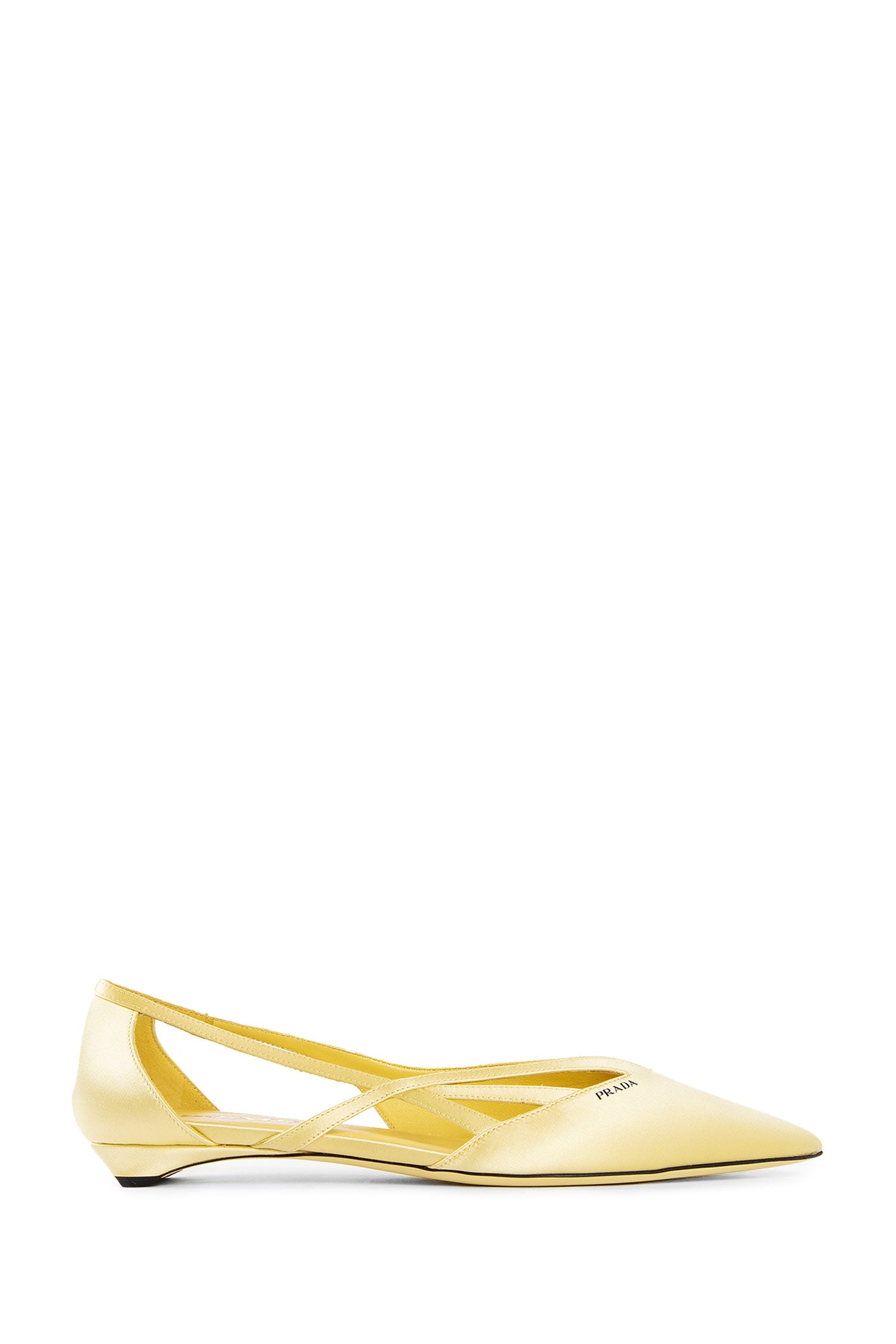 PRADA WOMAN YELLOW FLATS