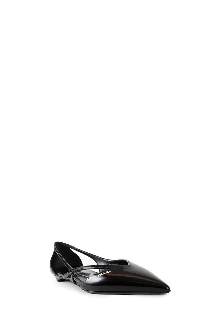 PRADA WOMAN BLACK FLATS