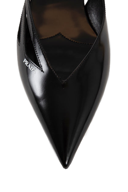 PRADA WOMAN BLACK FLATS