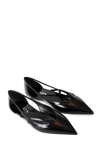 PRADA WOMAN BLACK FLATS