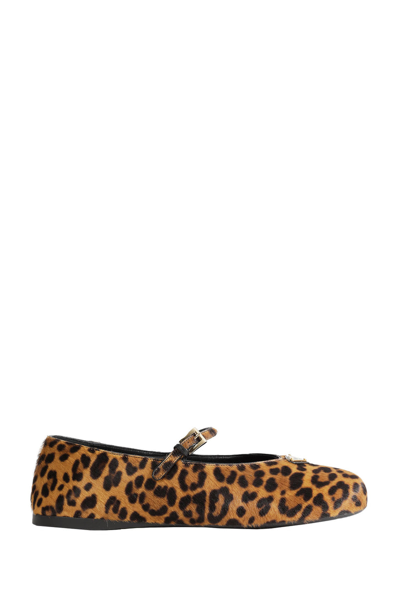PRADA Leopard Print Ballerinas woman