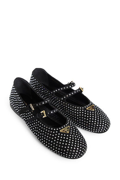 PRADA WOMAN BLACK FLATS