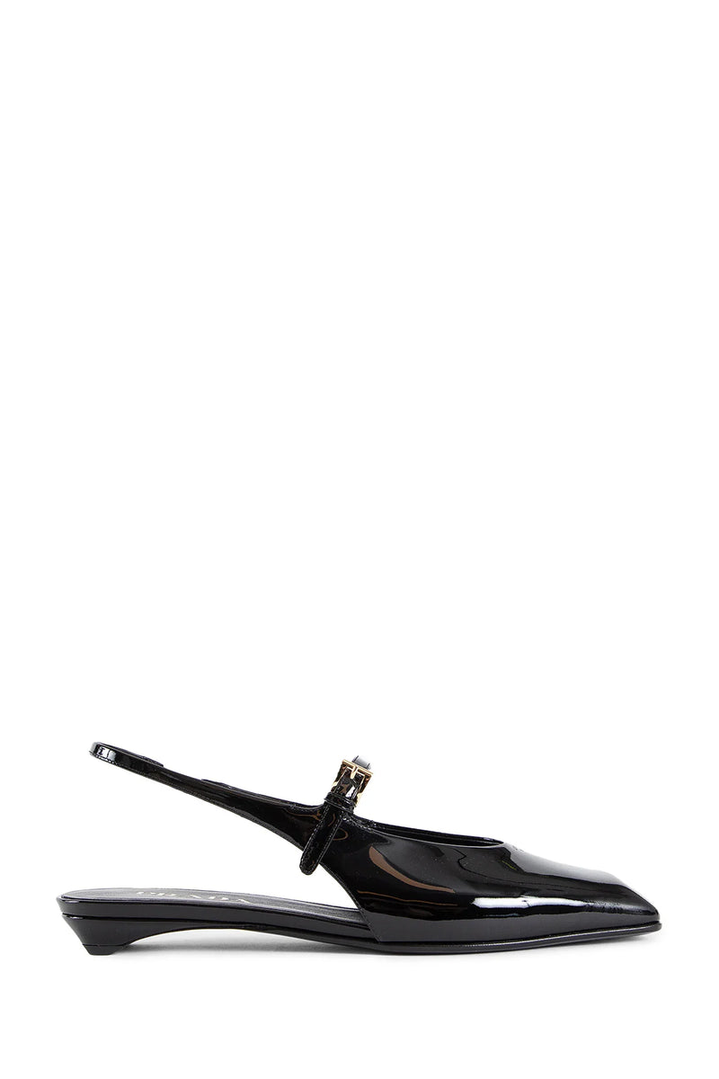 Patent leather slingback ballerinas - Antonioli.eu