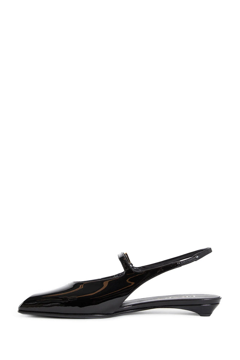 Patent leather slingback ballerinas - Antonioli.eu