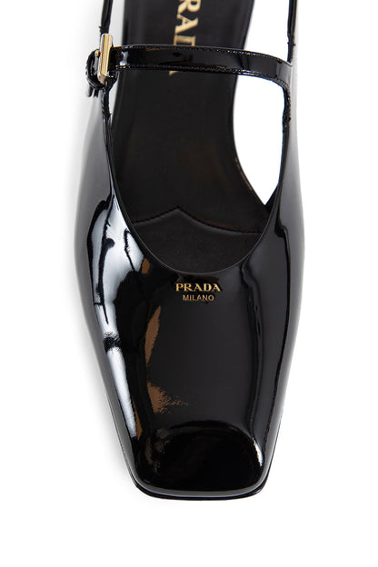 PRADA WOMAN BLACK FLATS