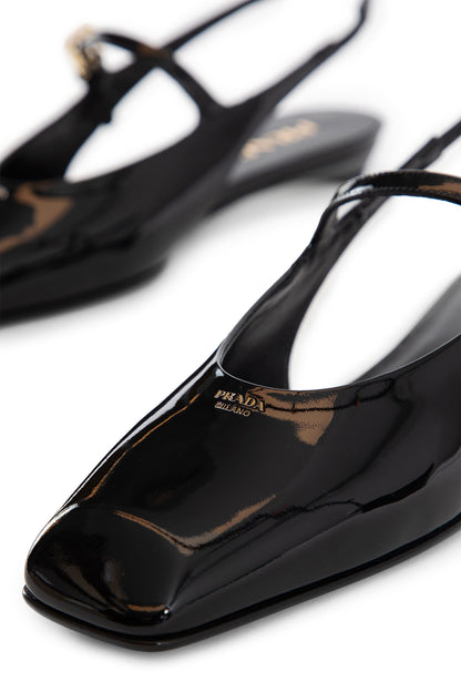 PRADA WOMAN BLACK FLATS