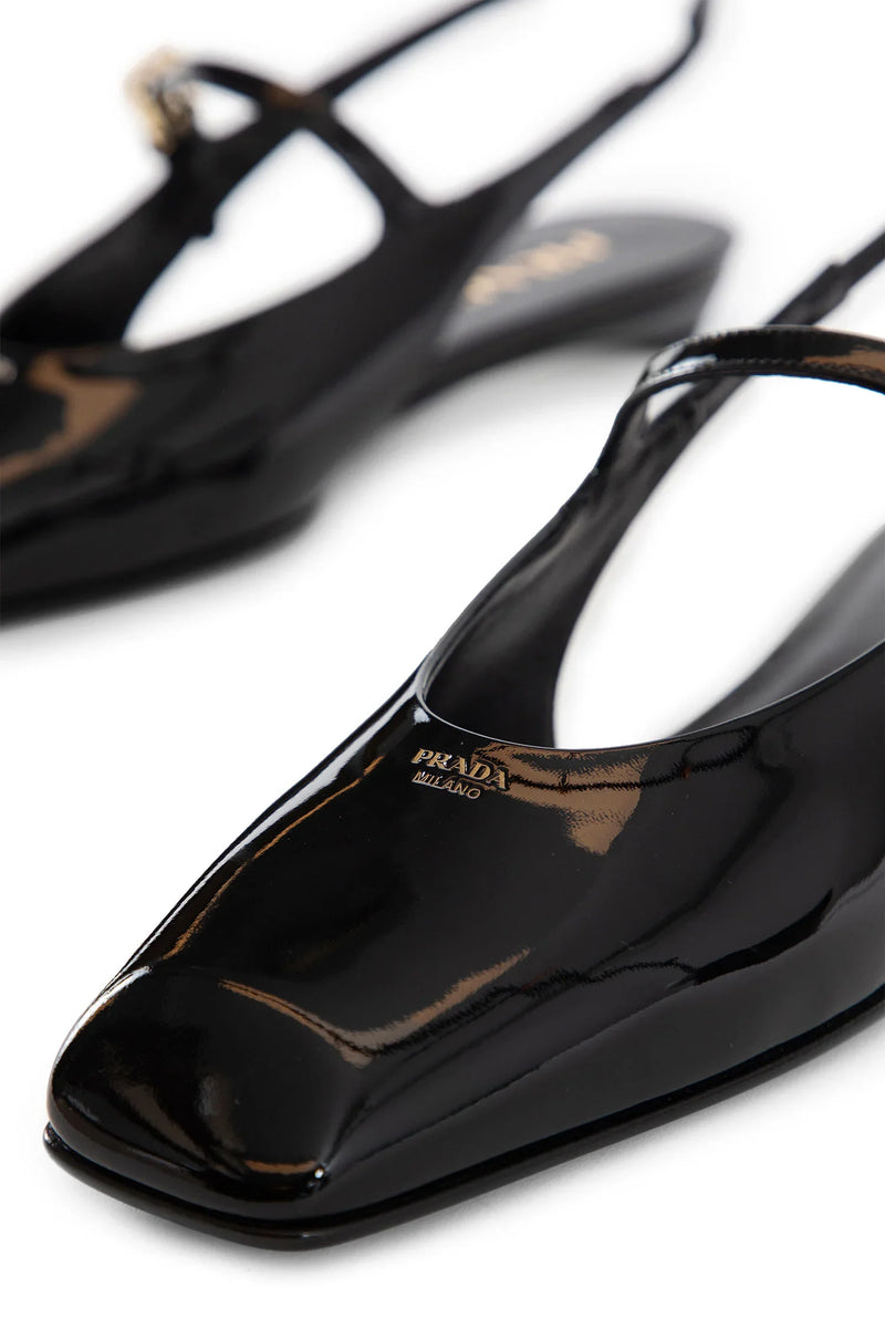 Patent leather slingback ballerinas - Antonioli.eu