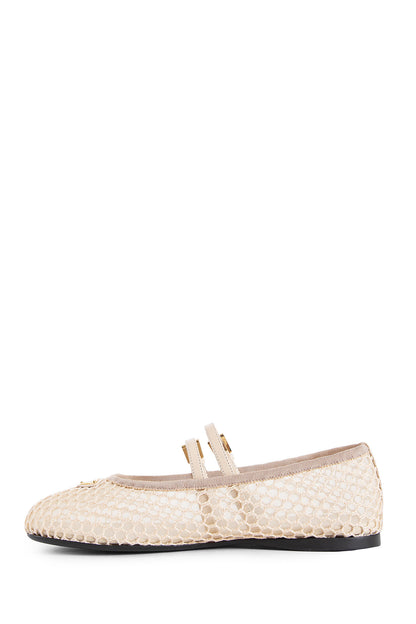 PRADA WOMAN BEIGE FLATS