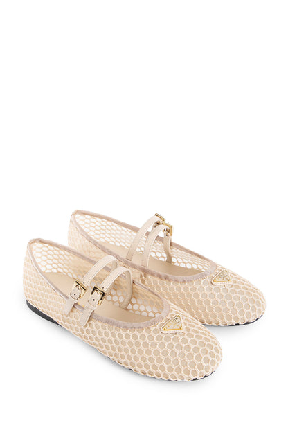 PRADA WOMAN BEIGE FLATS