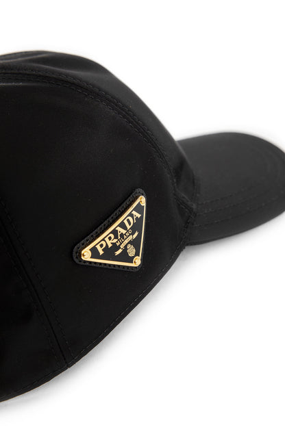 PRADA WOMAN BLACK HATS