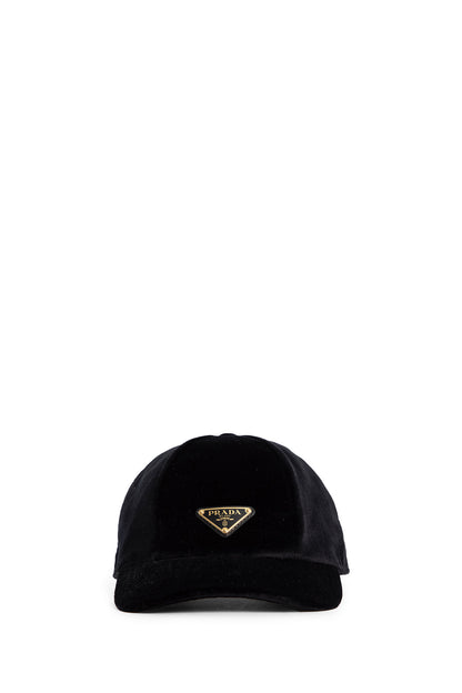 PRADA WOMAN BLACK HATS