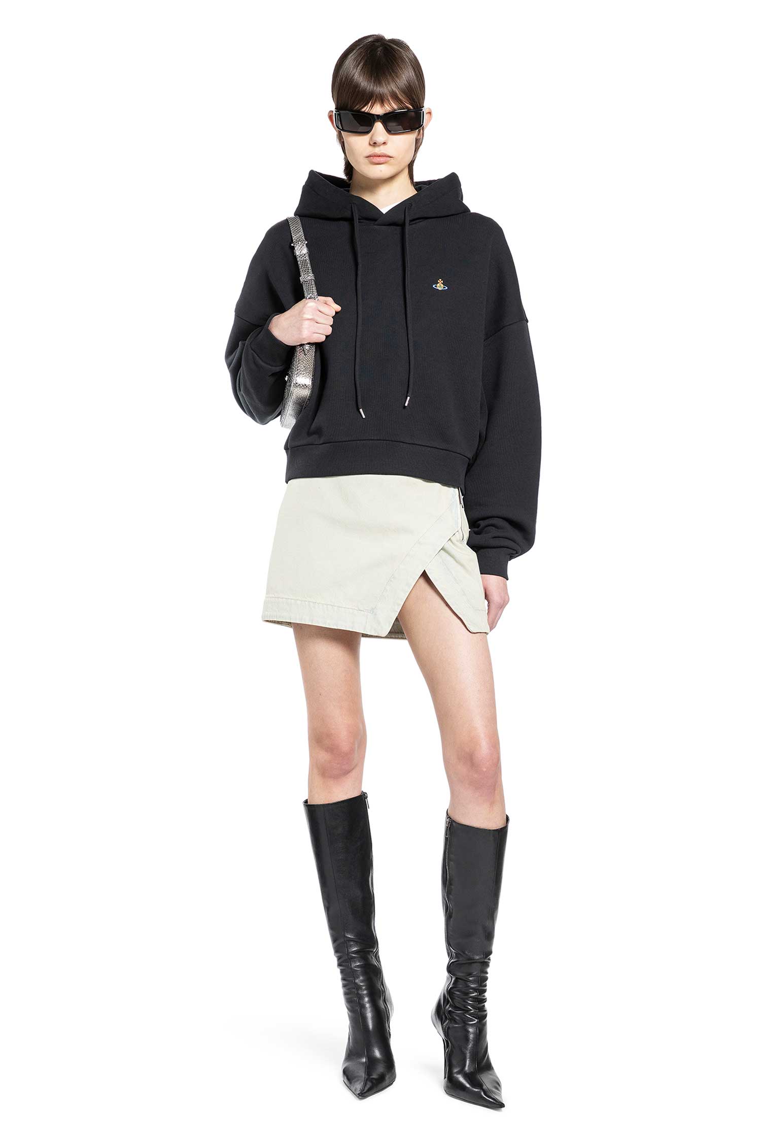 Cropped Box Hoodie