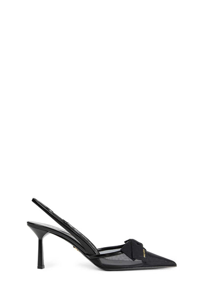 Mesh Slingback Pumps