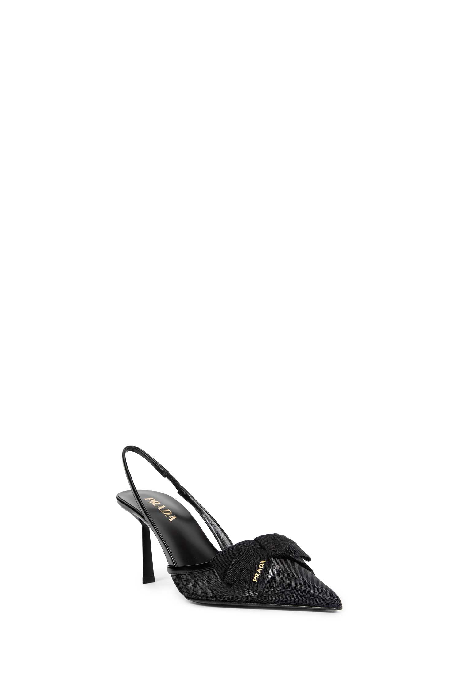Mesh Slingback Pumps