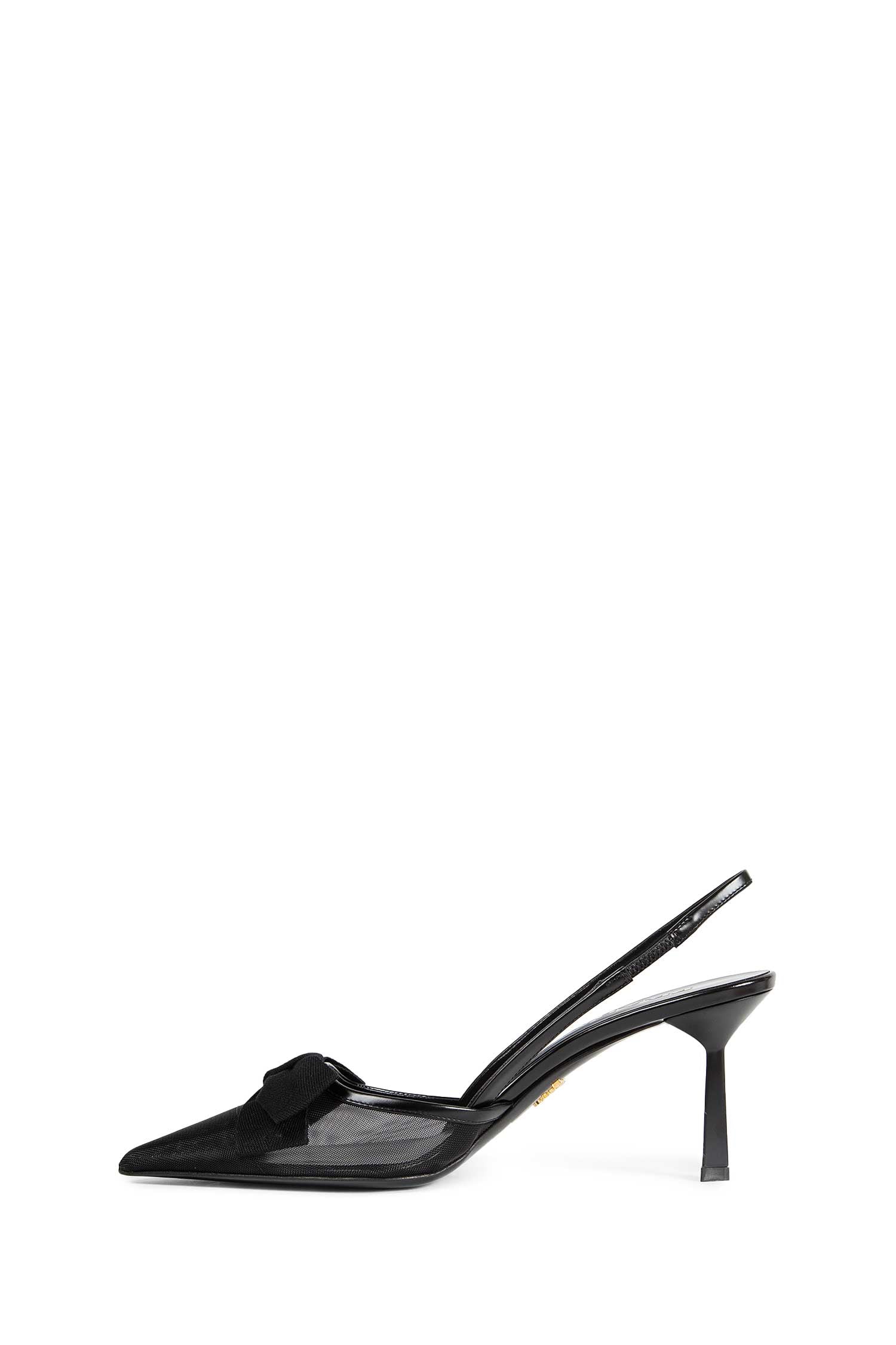 Mesh Slingback Pumps