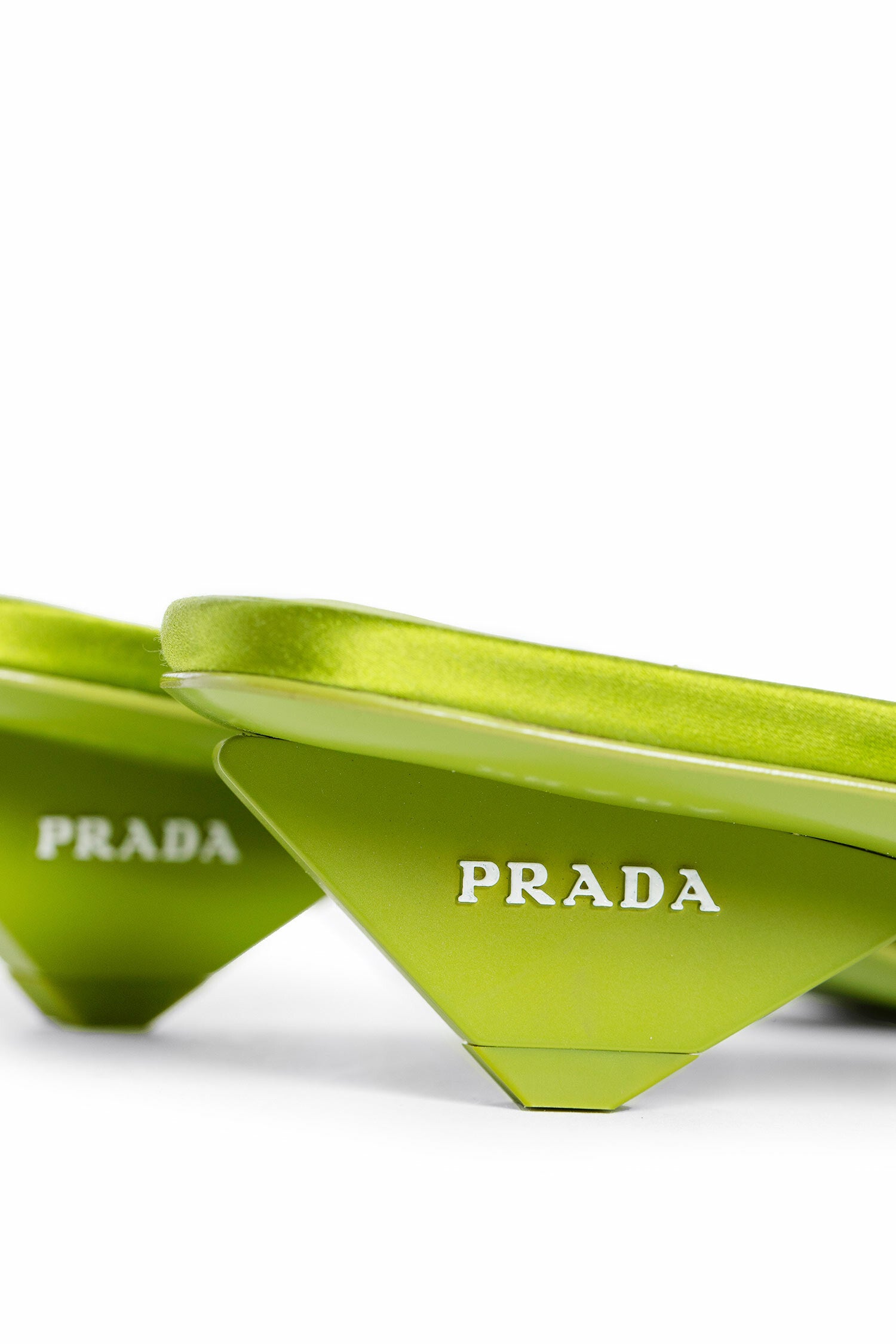 PRADA WOMAN GREEN MULES