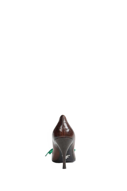Antiqued Leather Pumps