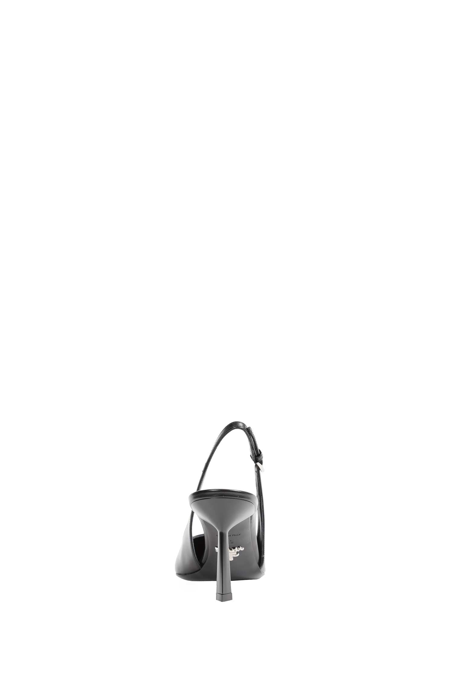 PRADA Brushed Leather Slingback Pumps woman