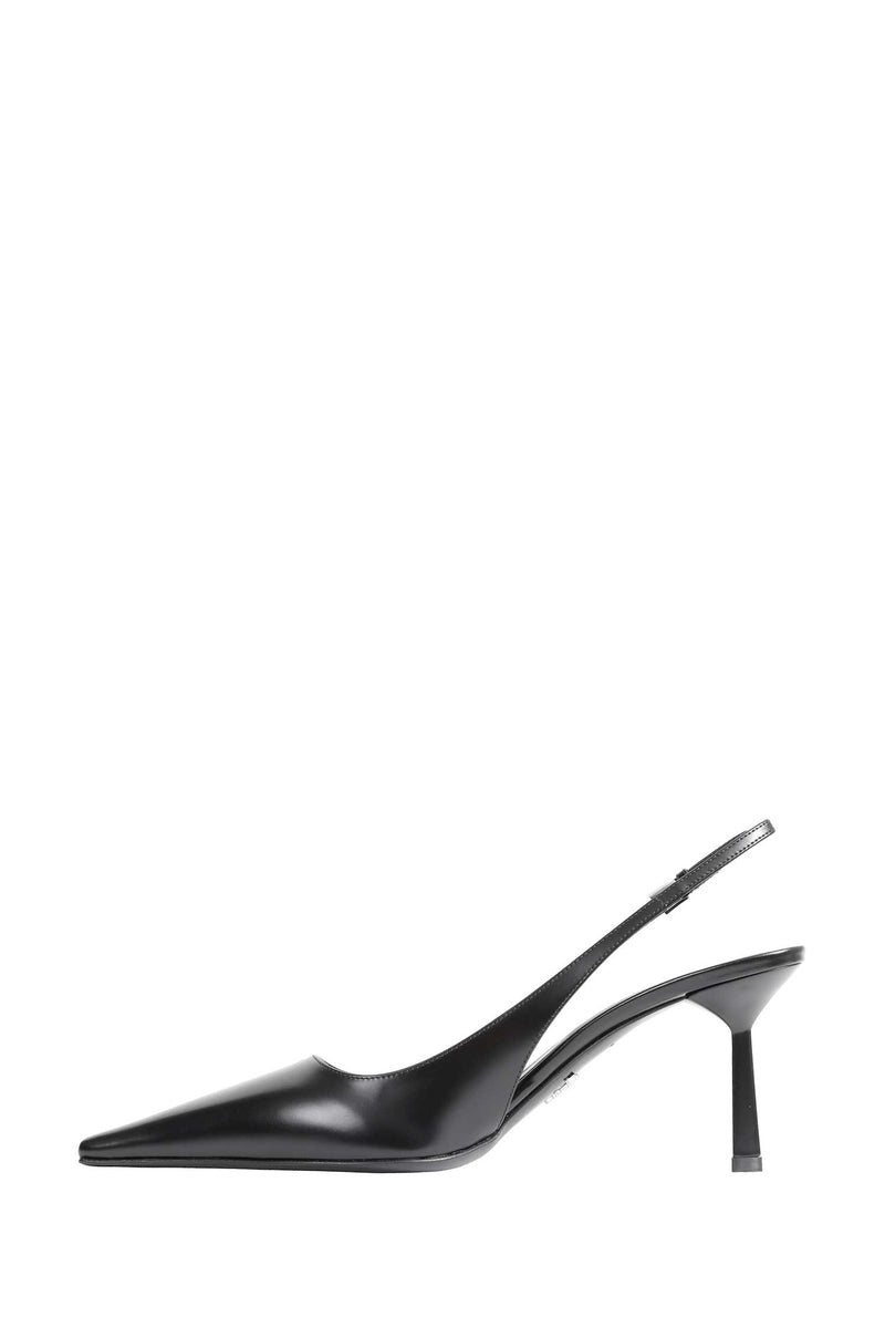 PRADA Brushed Leather Slingback Pumps woman