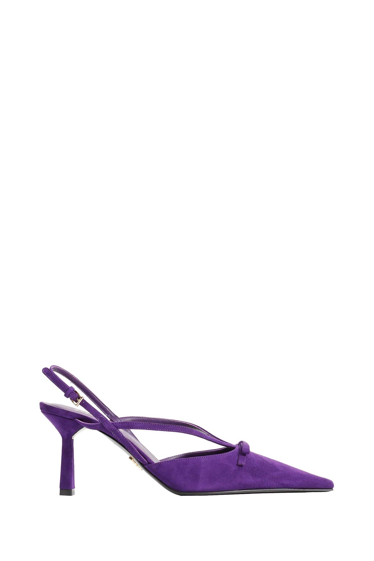 Suede Slingback Pumps