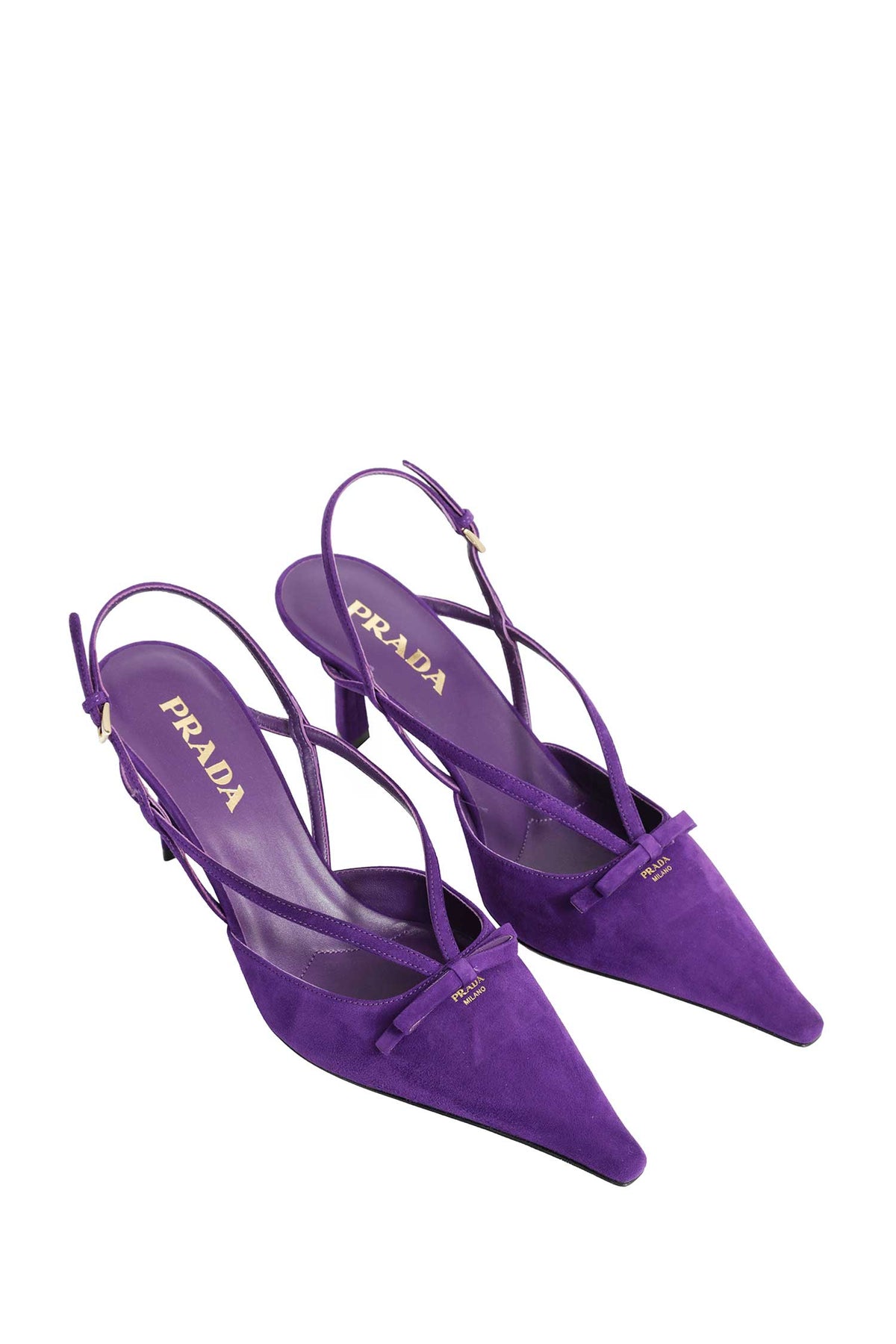 PRADA Suede Slingback Pumps woman