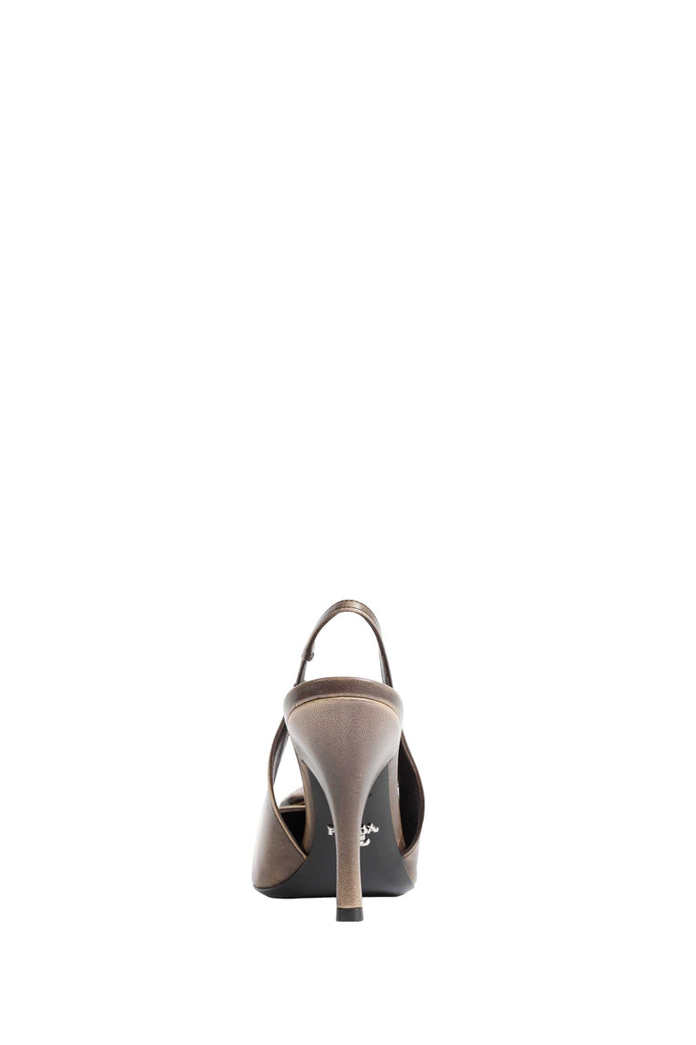 PRADA Leather Slingback Pumps woman
