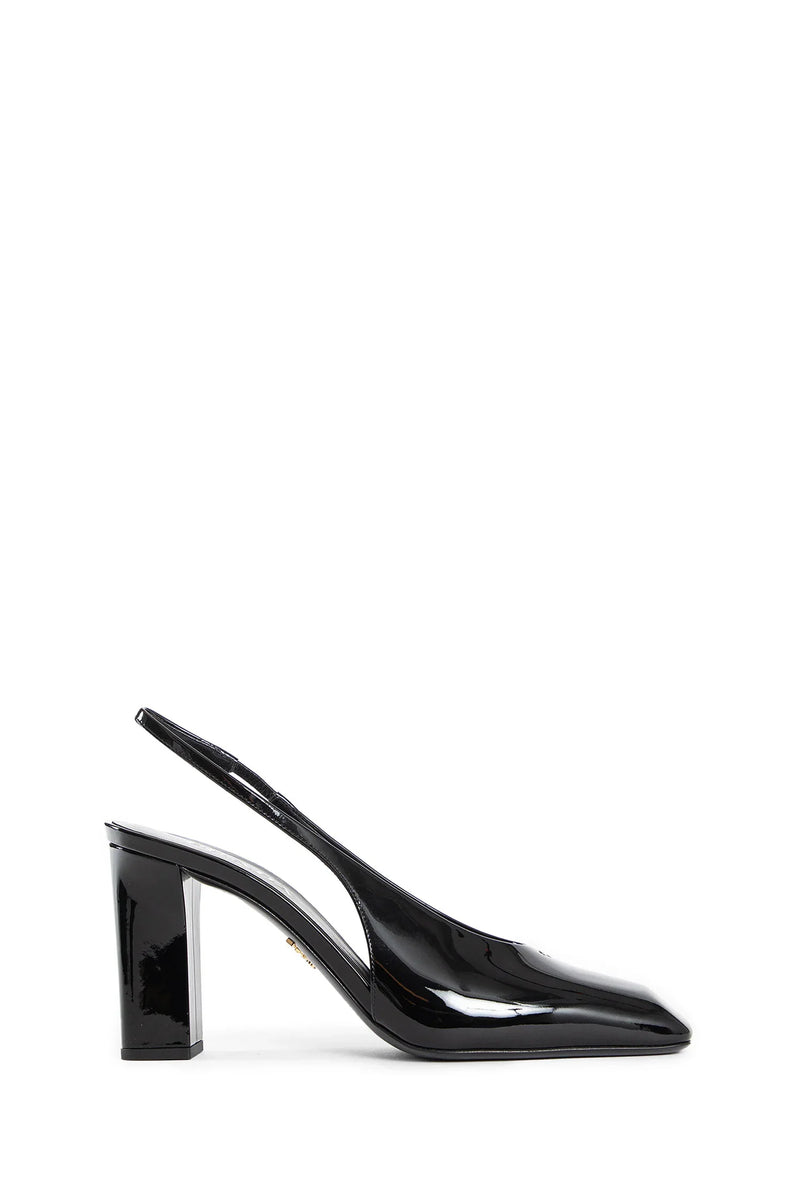 Patent leather slingback pumps - Antonioli.eu