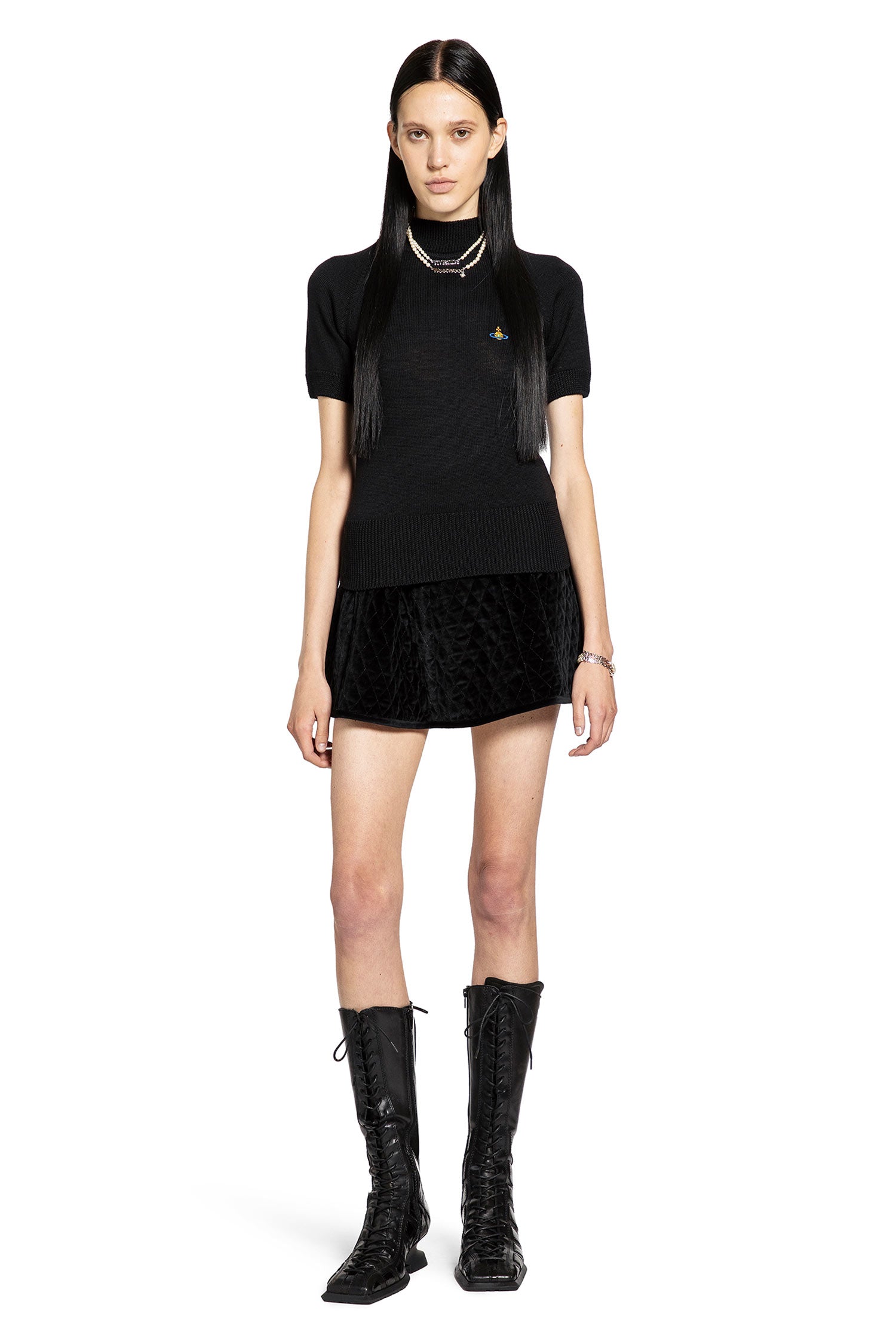 Quilted Mini Skirt