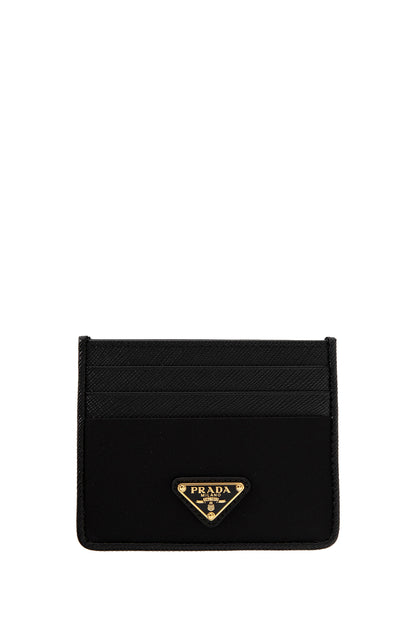 PRADA WOMAN BLACK WALLETS & CARDHOLDERS