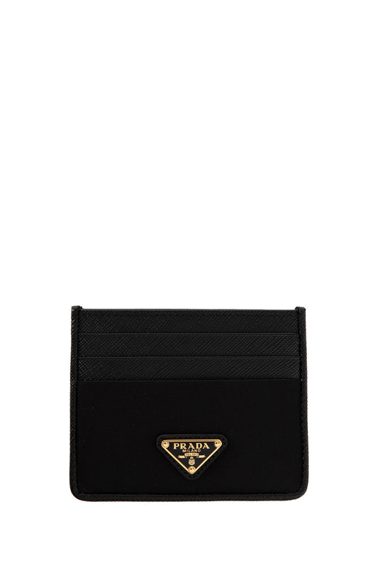 PRADA WOMAN BLACK WALLETS & CARDHOLDERS