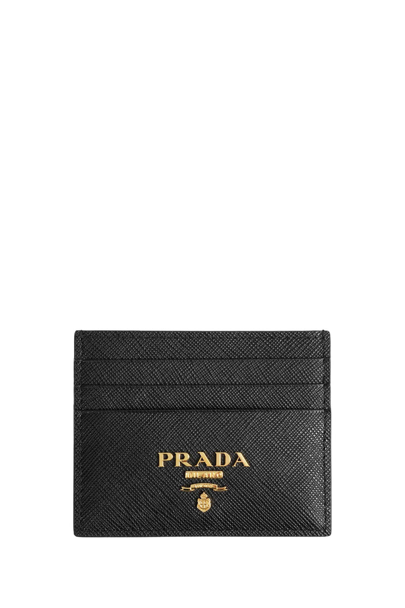 PRADA Saffiano Leather Card Holder woman