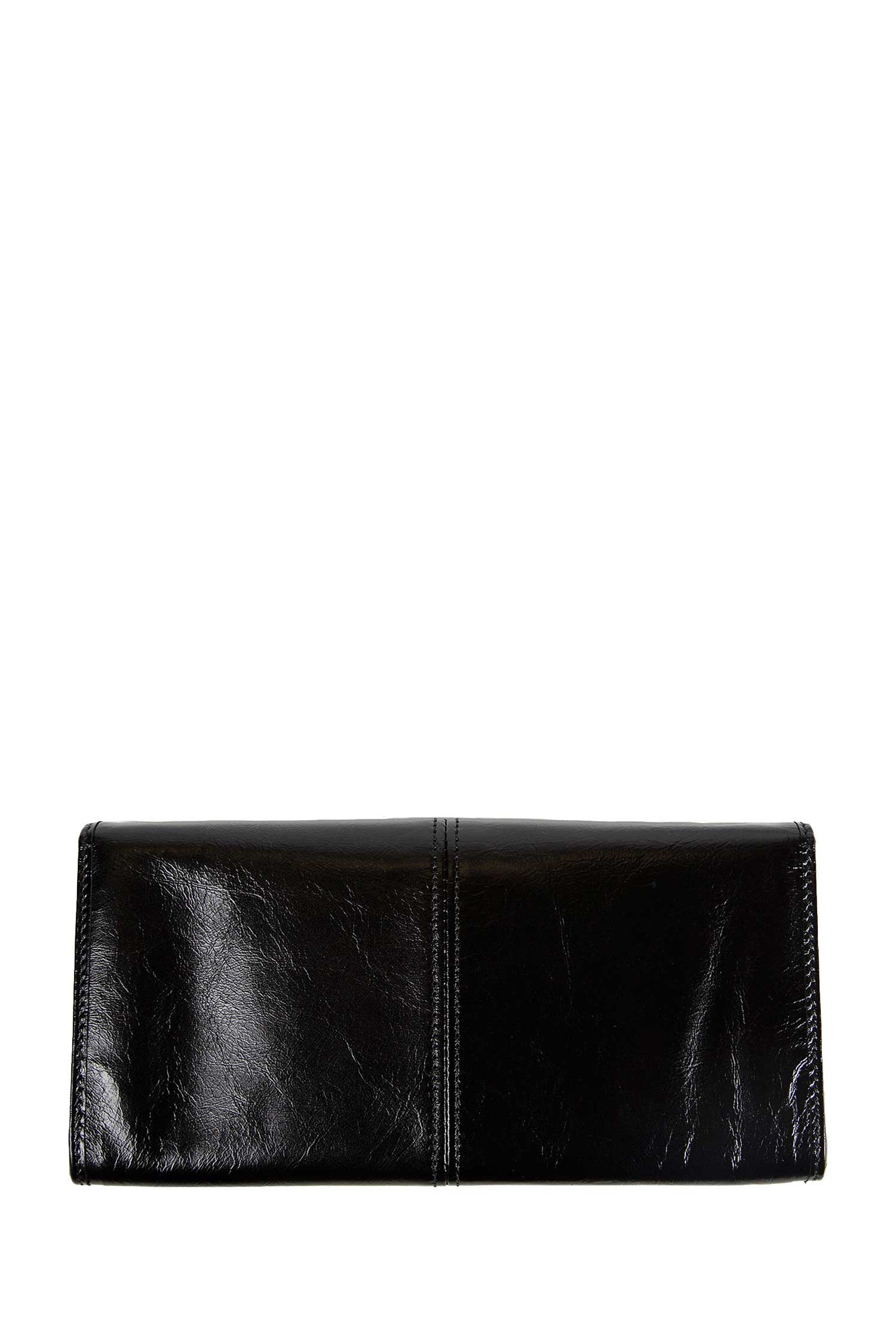Leather Wallet with Shoulder Strap