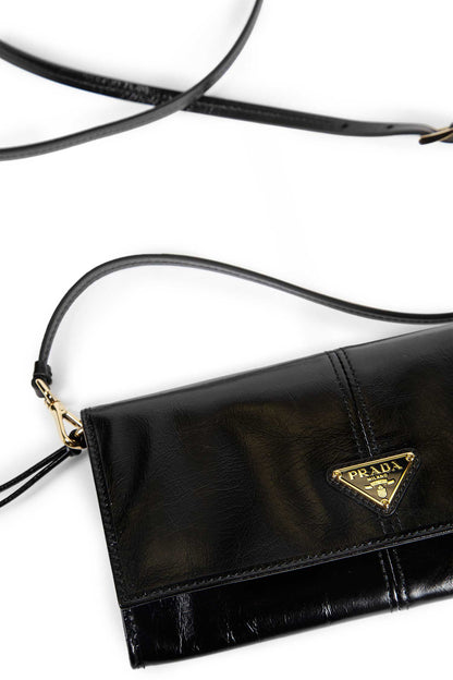 Leather Wallet with Shoulder Strap