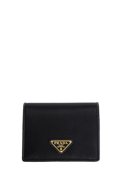 PRADA WOMAN BLACK WALLETS & CARDHOLDERS