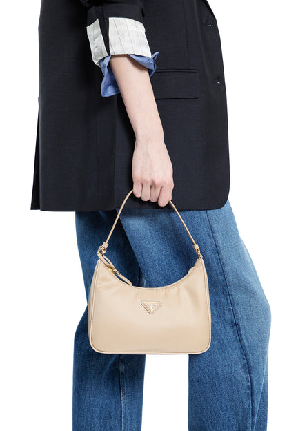 PRADA WOMAN BEIGE MINI BAGS