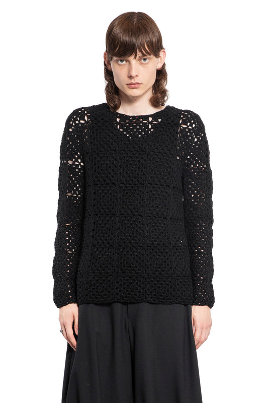 COMME DES GARCONS BLACK MAN BLACK KNITWEAR