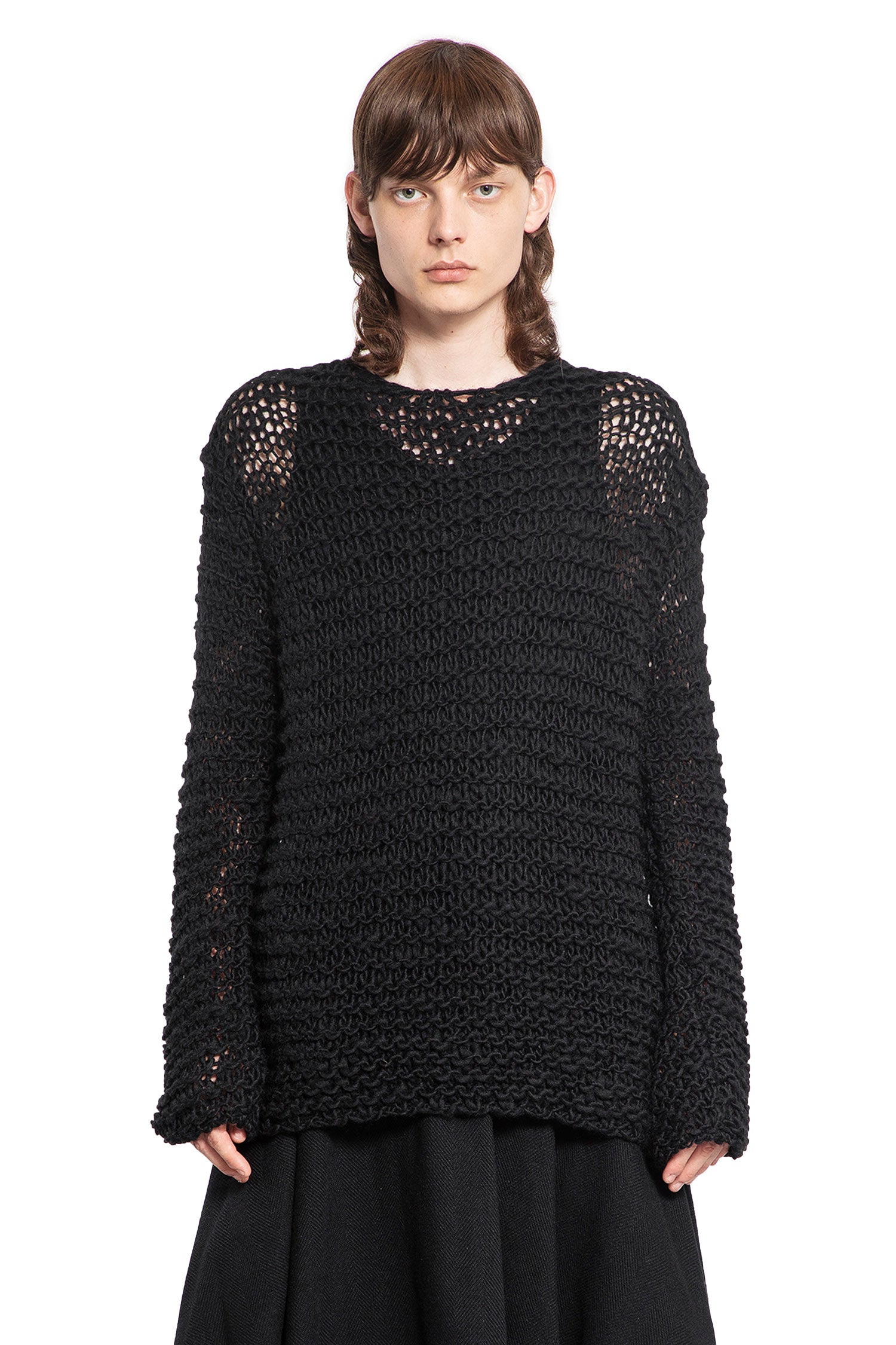 COMME DES GARCONS BLACK MAN BLACK KNITWEAR