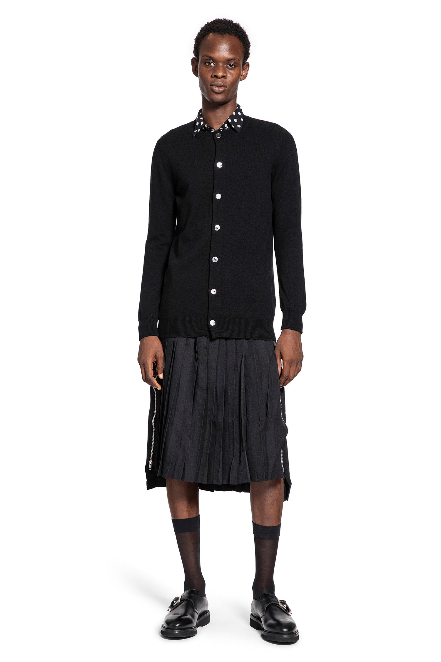 COMME DES GARCONS BLACK MAN BLACK SHORTS & SKIRTS