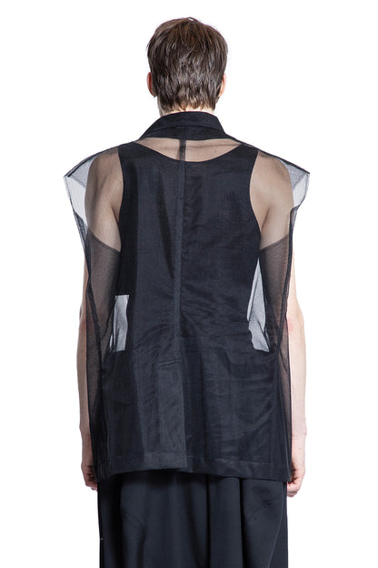 COMME DES GARCONS BLACK MAN BLACK VESTS