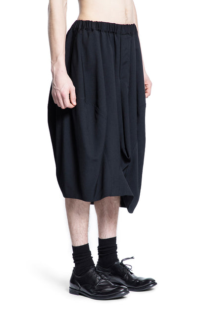 COMME DES GARCONS BLACK MAN BLACK SHORTS & SKIRTS