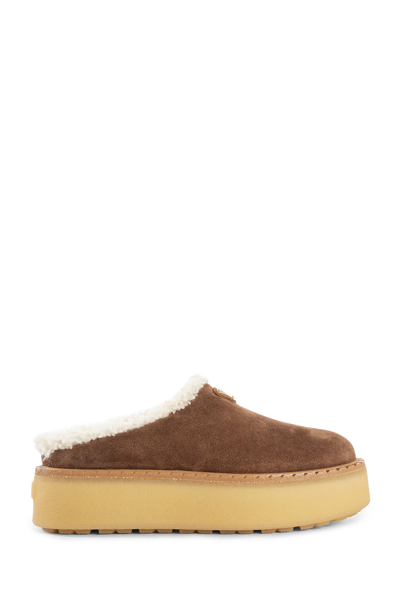 PRADA Evolve Slippers in Suede woman