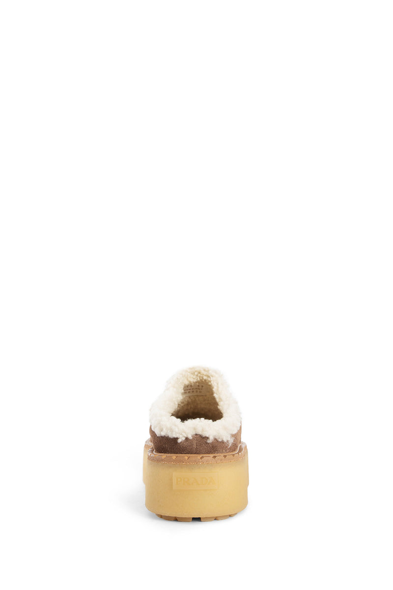 PRADA Evolve Slippers in Suede woman
