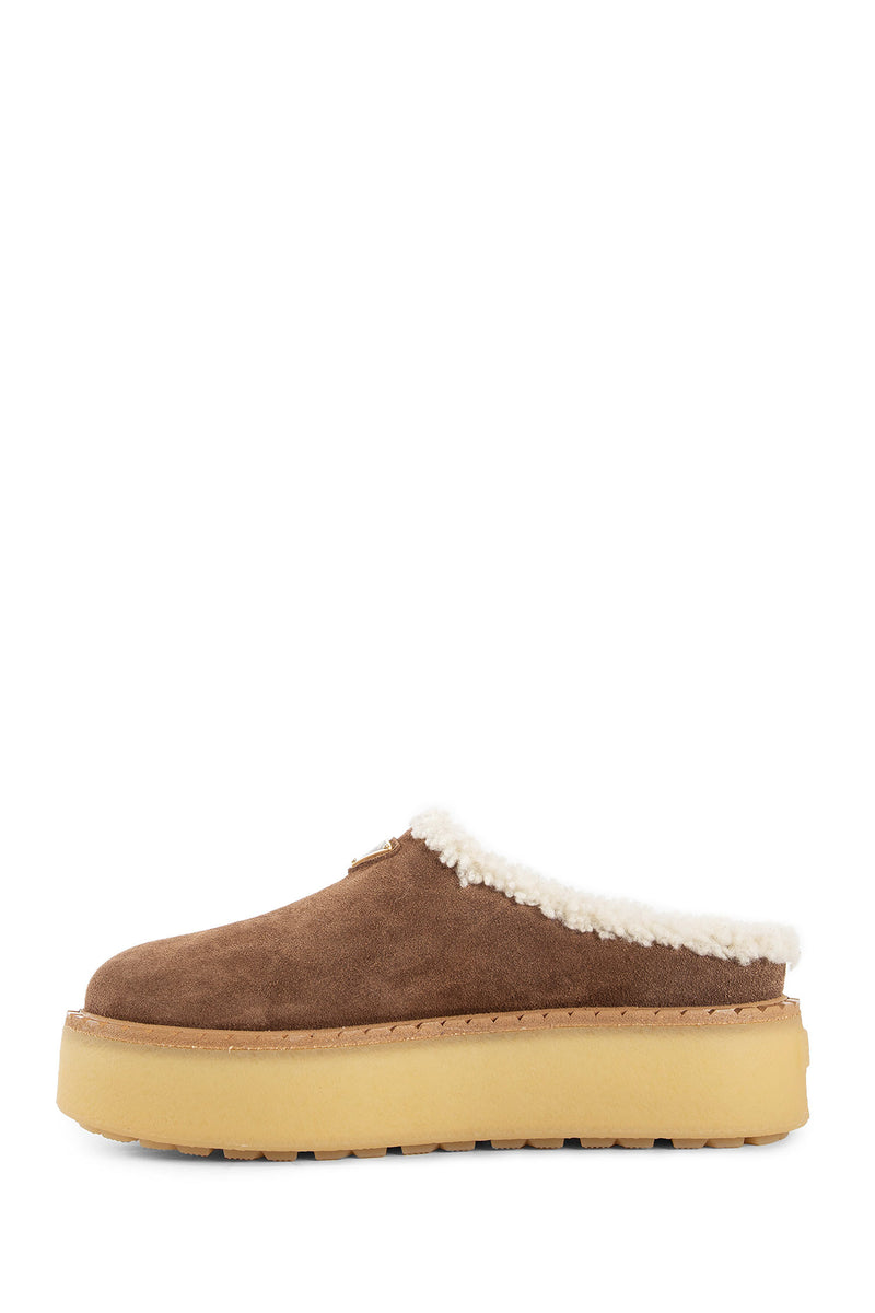 PRADA Evolve Slippers in Suede woman