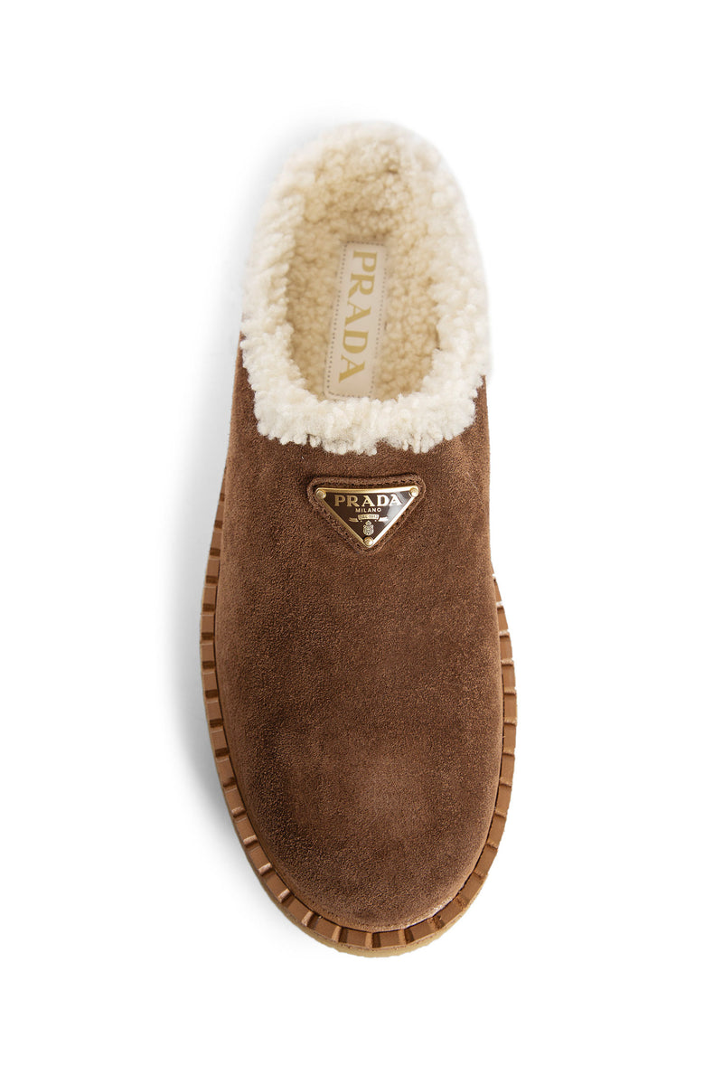 PRADA Evolve Slippers in Suede woman