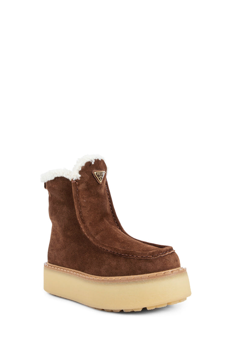 Evolve Suede and Shearling Boots