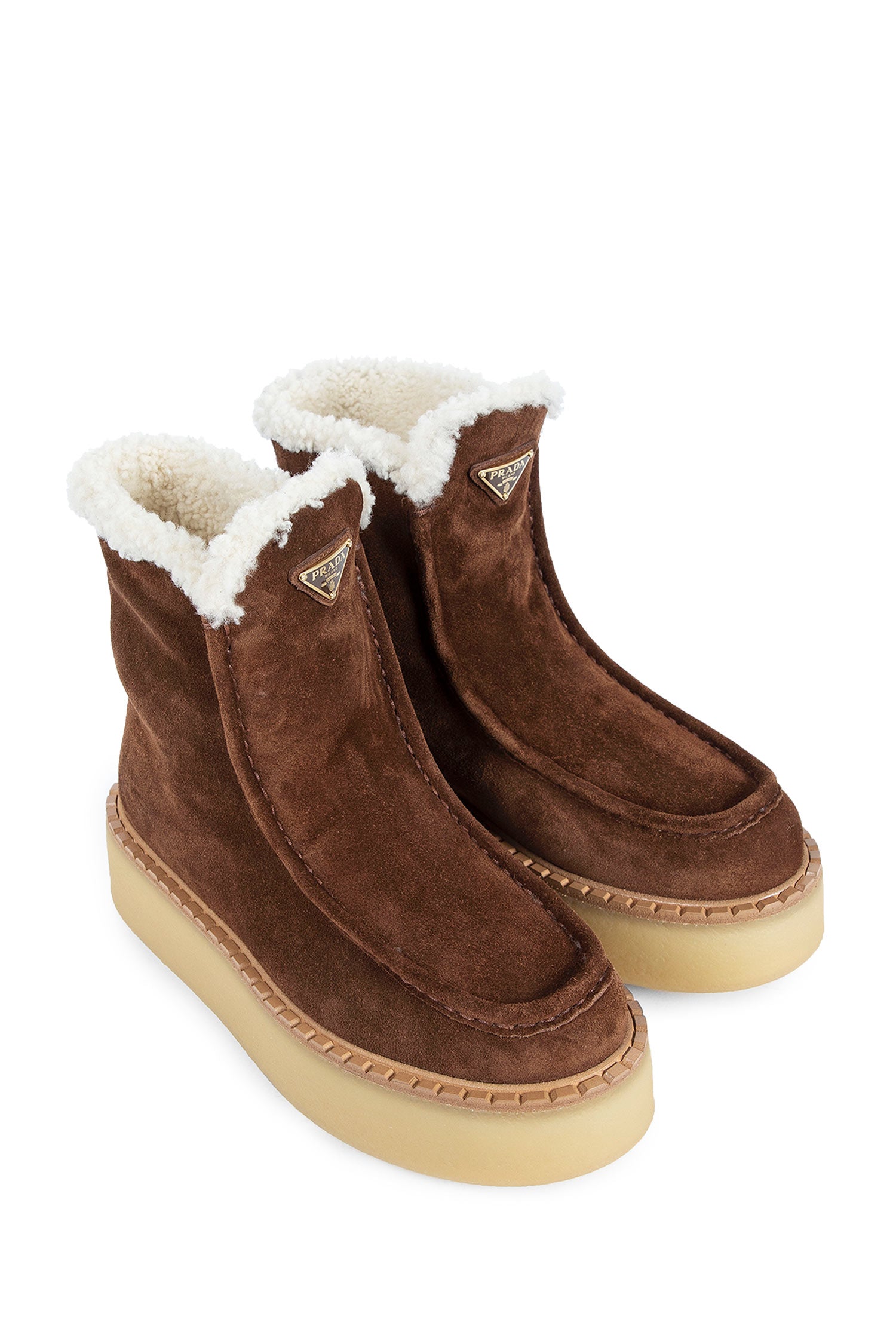 Evolve Suede and Shearling Boots