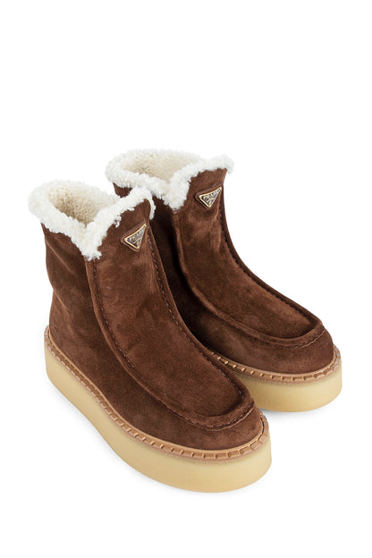 Evolve Suede and Shearling Boots