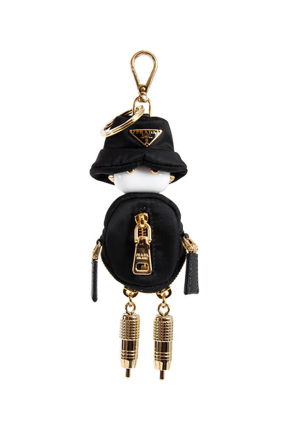 PRADA WOMAN BLACK KEYCHAINS