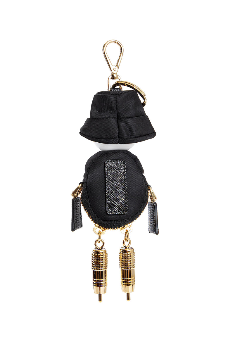 PRADA WOMAN BLACK KEYCHAINS